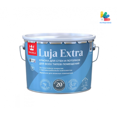 Краска для влажных помещений полуматовая Tikkurila Luja Extra (9л)